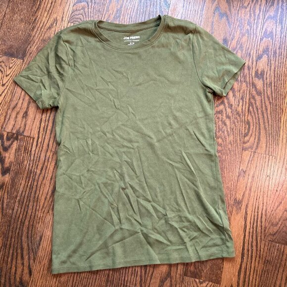 Joe Fresh crew neck corron t-shirt -GREEN - Picture 1 of 4